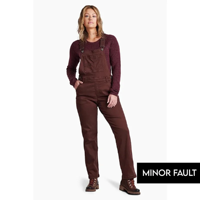 Limited Quantity (Minor Fault) Burgundy Twill Jumpsuit