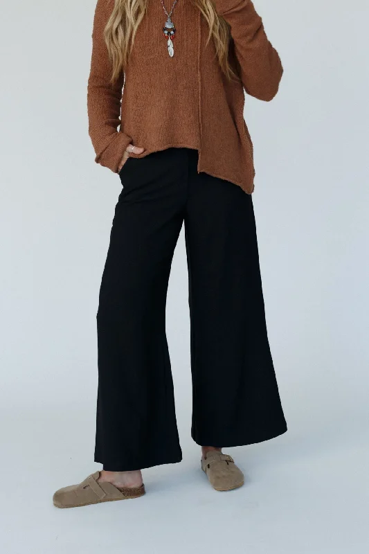 Major Savings World Traveler Wide Leg Pant - Black
