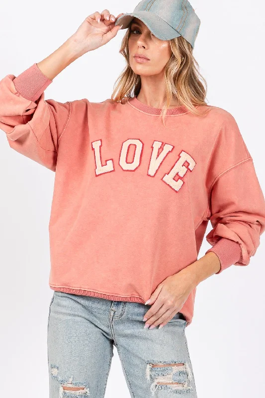Today’s Deal Love Sweatshirt - Pink