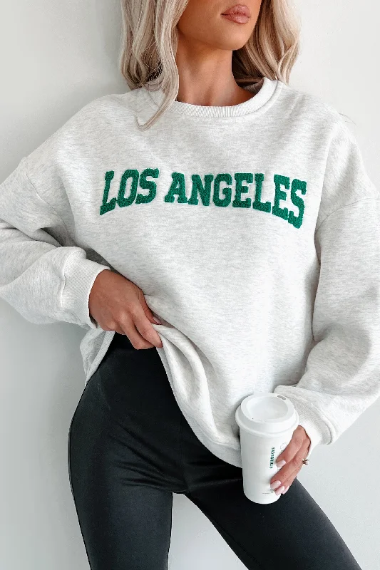 Super Savings Seeking Hollywood "Los Angeles" Sweatshirt (Heather Grey)