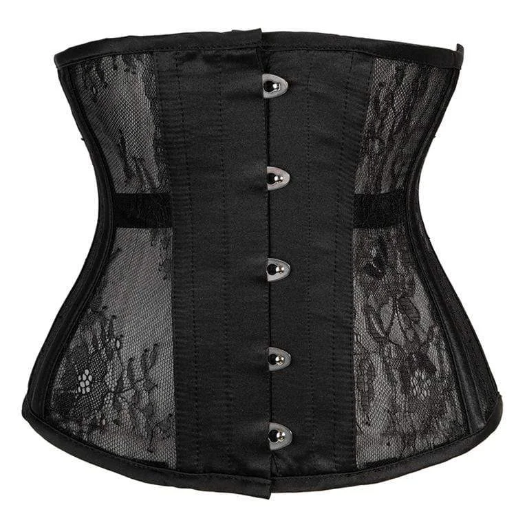 Best Deals Women's Gothic  10-steel boned Mesh Underbust Corsets
