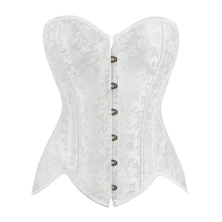 Seasonal Clearance Women's Gothic Irregular Jacquard Overbust Corset
