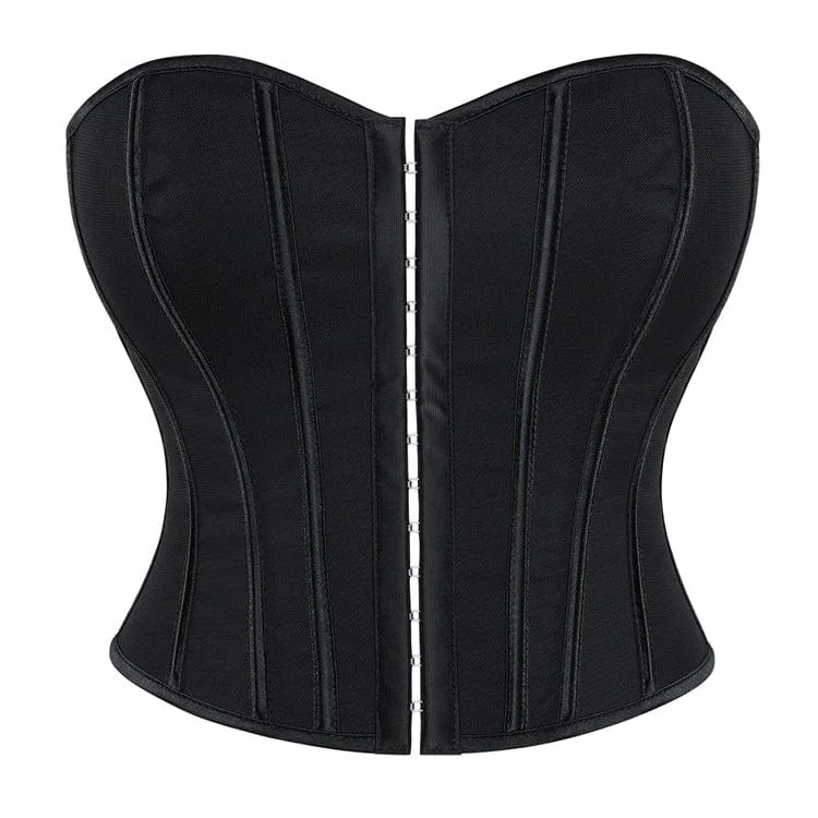 Savings Galore Women's Gothic Leopard Printed Boned Overbust Corset