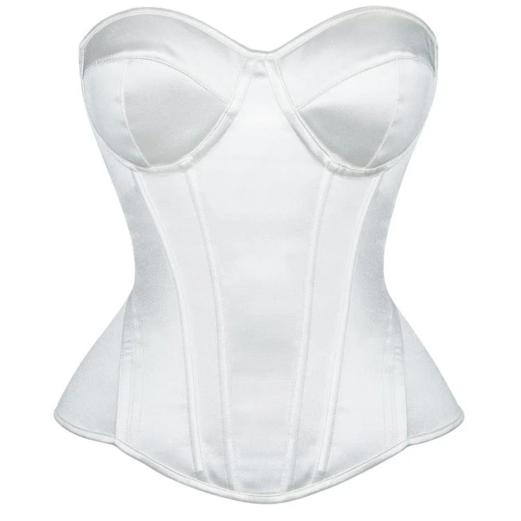 Limited Time Discount Women's Gothic Solid Color Lace-up Overbust Corset