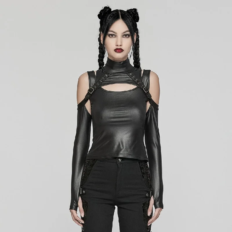 Exclusive Online Offer Women's Punk Off-the-shoulder Two-piece Vest
