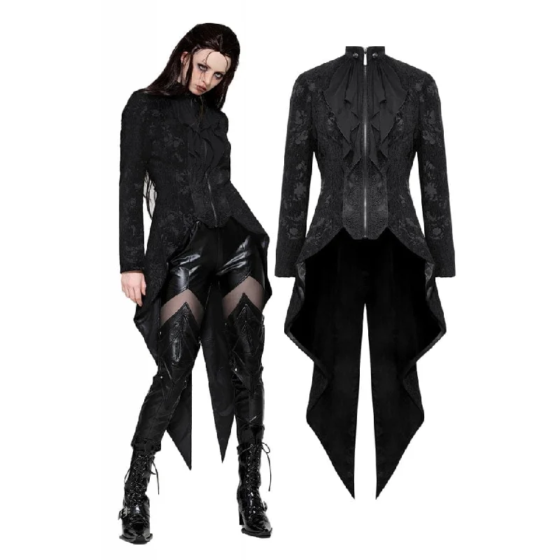 Factory Direct Sale Women's Vintage Gothic Swallow-tailed Jacket