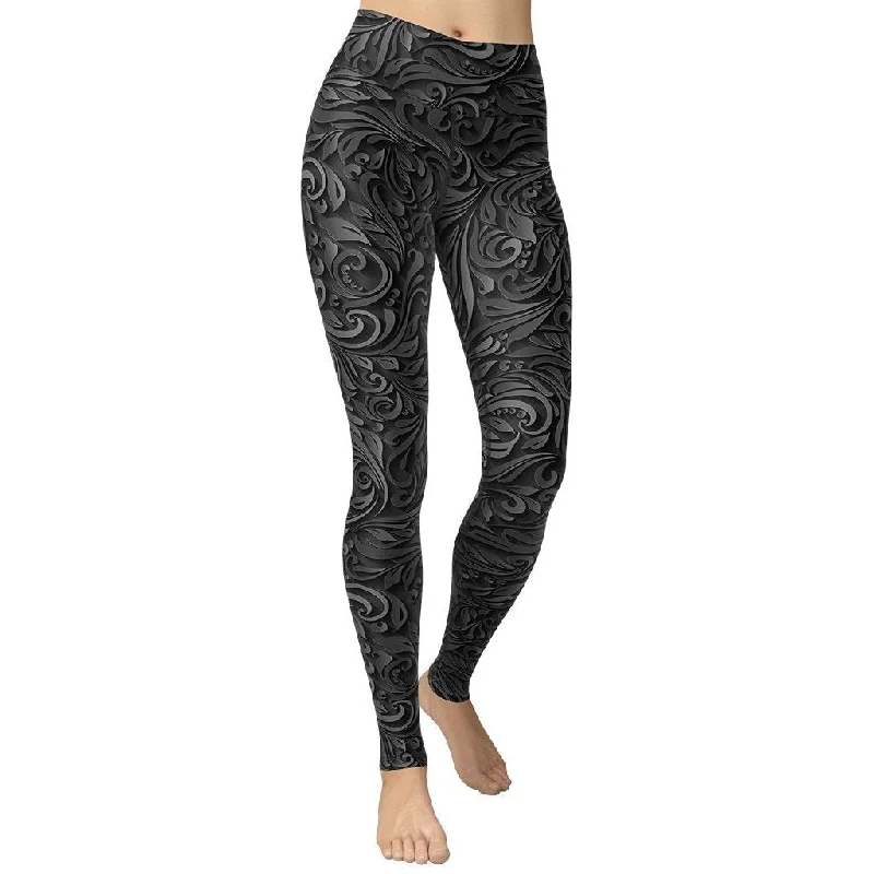 3D Art Deco Yoga Leggings