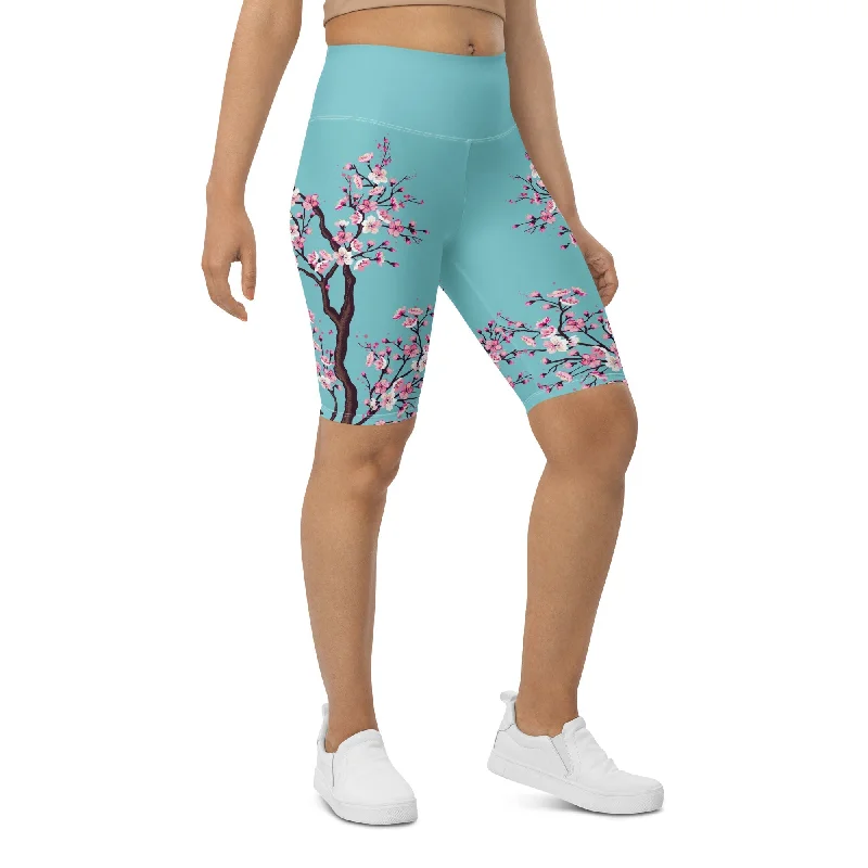 Weekend Deal Cherry Blossom Biker Shorts