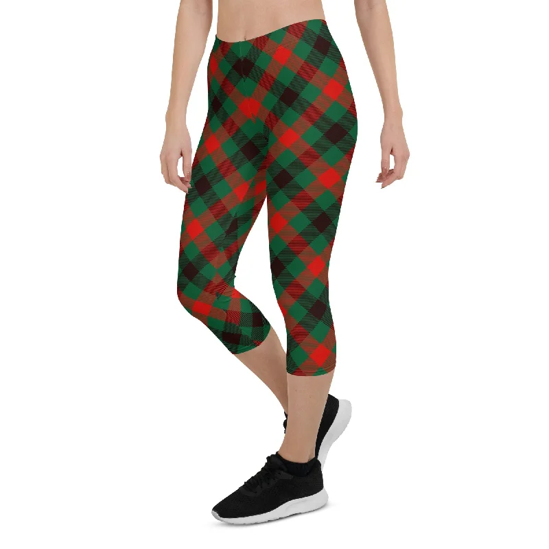 Christmas Plaid Capris