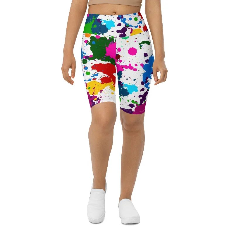 Unbeatable Prices Color Splash Biker Shorts