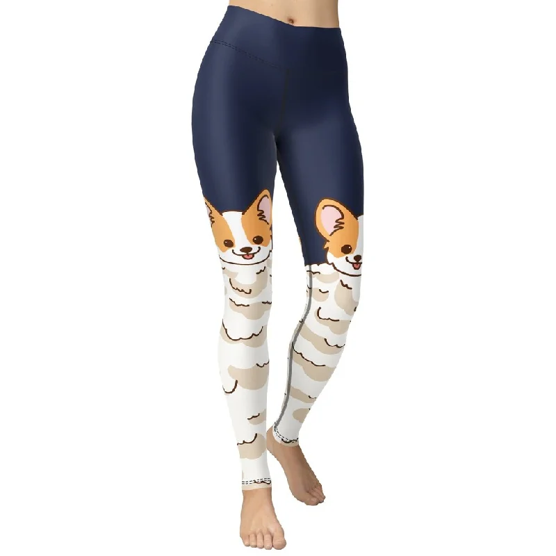 Price Rollback Corgi Design Yoga Leggings