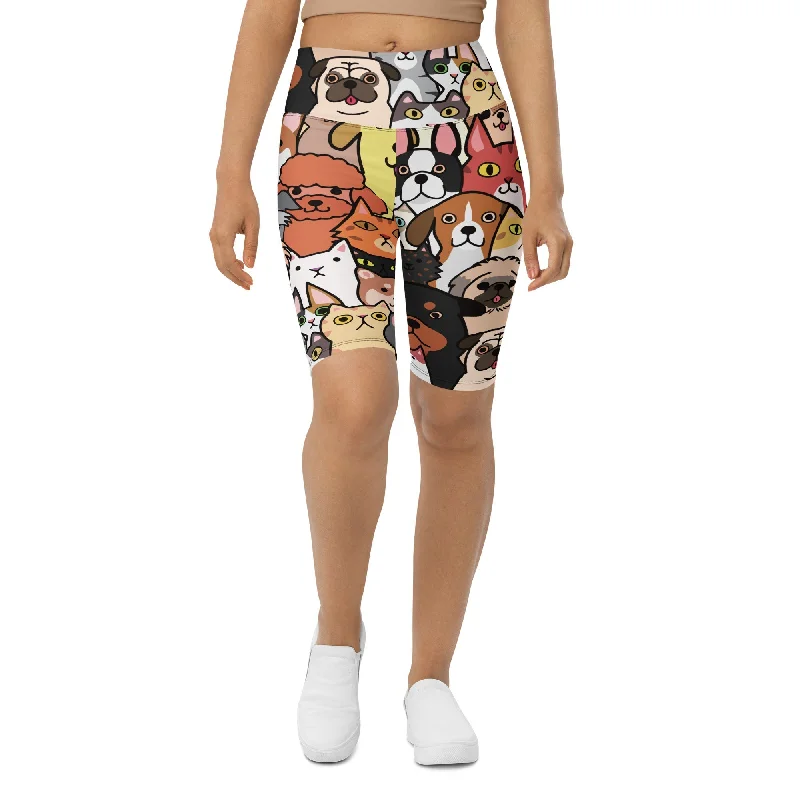 Year-End Sale Cuteness Overload Biker Shorts