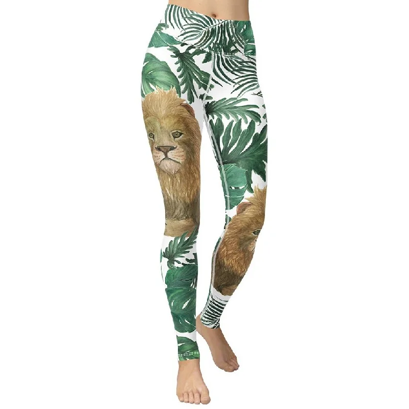 Lion Yoga Leggings