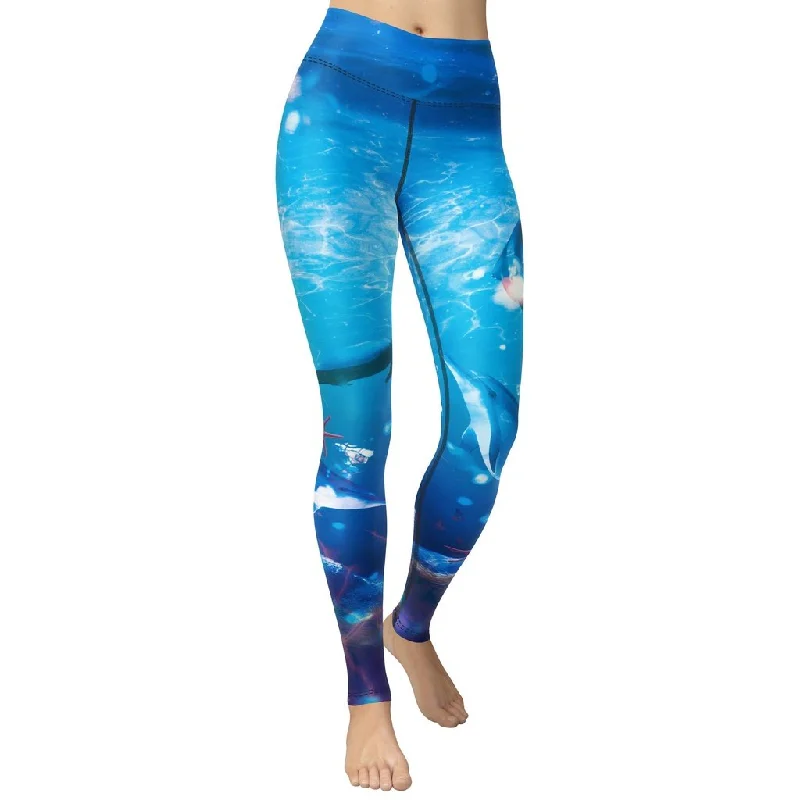 Sea World Yoga Leggings