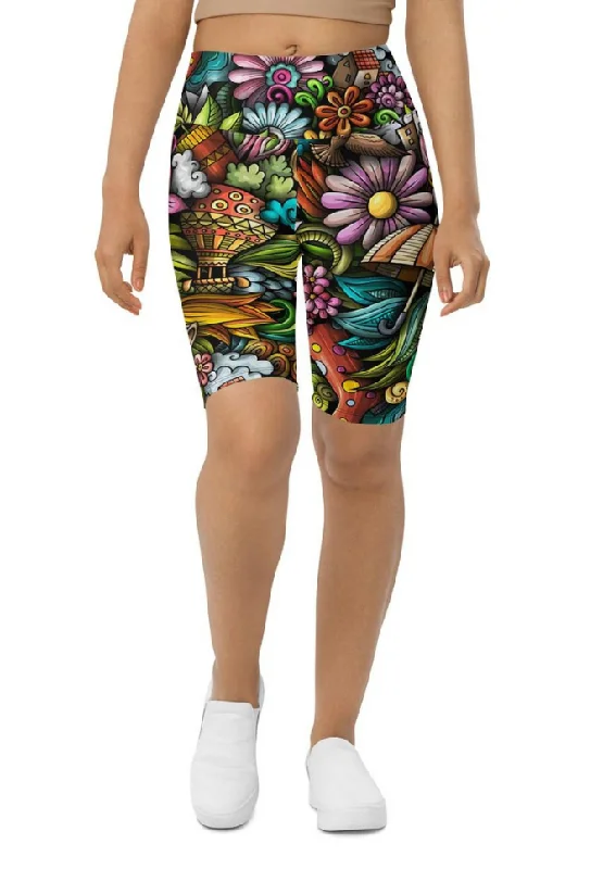 Flash Sale Springtime Biker Shorts