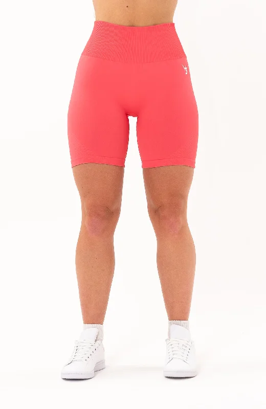 Huge Savings Unlimited Seamless Shorts - Coral