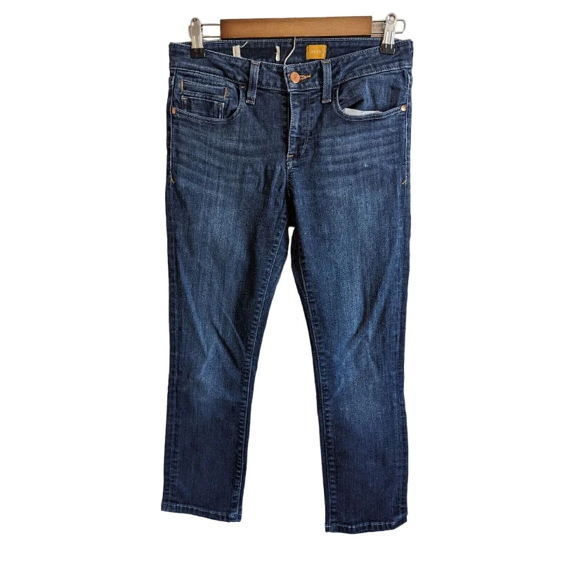 Limited Availability Anthropologie Pilcro Womens Sz 27 Slim Leg Ankle Blue Jeans Medium Wash