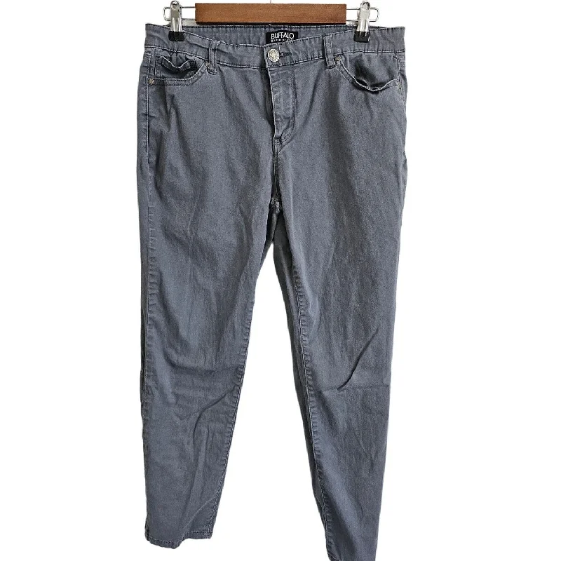 Price Rollback Buffalo David Bitton Jeans Womens 10 Gray Daily Mid Rise Skinny Ankle Preppy