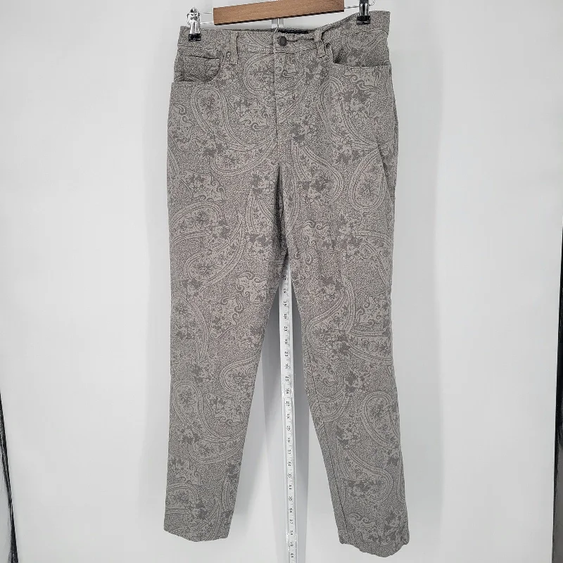 Early Bird Discount Charter Club Womens Sz 8 Classic Straight Fit Jeans Beige Paisley Print Early Bird Discount Charter Club Womens Sz 8 Classic Straight Fit Jeans Beige Paisley Print