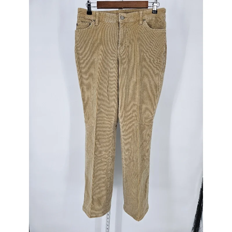 New Arrival St Johns Bay Womens Sz 6 Classic Bootcut Corduroy Pants Beige Tan