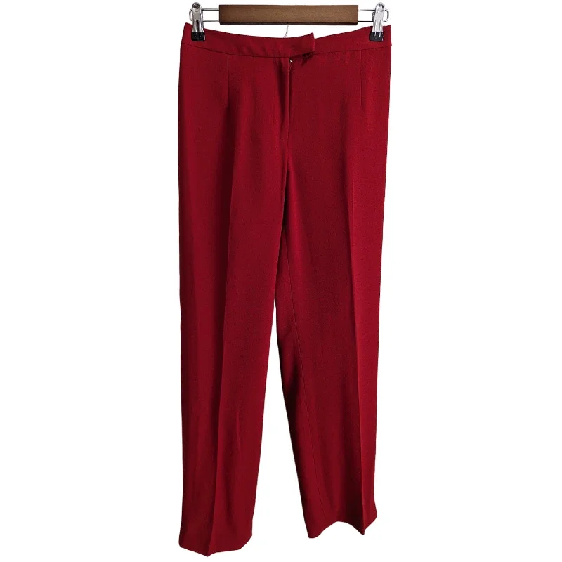 Fantastic Deals Vintage Peter Nygard Womens Sz 6P Petite Solid Red Straight Leg Pants Fantastic Deals Vintage Peter Nygard Womens Sz 6P Petite Solid Red Straight Leg Pants