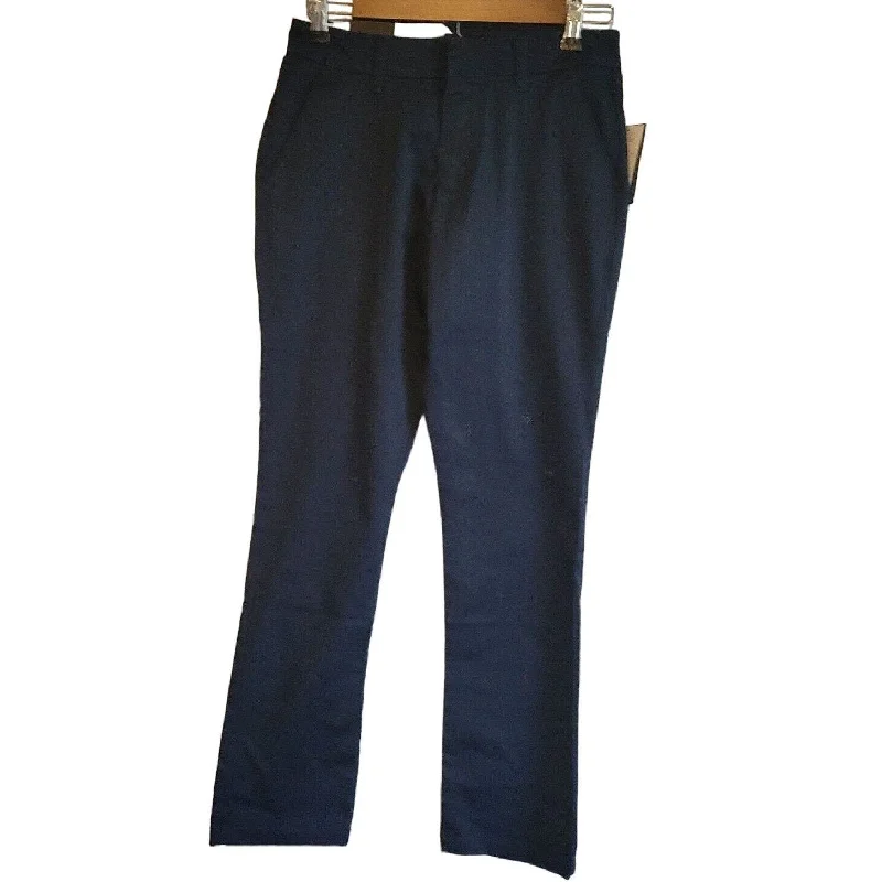 Super Bargain Volcom Womens Sz 34x30 Frochickie Pants Navy Blue Slim Straight NEW