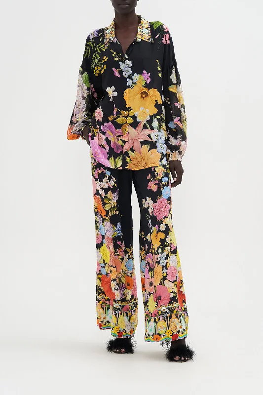 Final Sale BALLOON SLEEVE SHIRT BLOUSE DIVINE DIVINITY