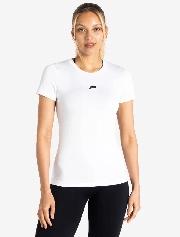 Price Drop BreathEasy Full-Length T-Shirt - White