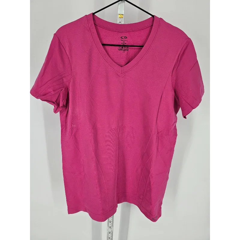 Price Rollback C9 by Champion Womens Sz XL Short Sleeve Athletic T Shirt Bright Pink V Neck Price Rollback C9 by Champion Womens Sz XL Short Sleeve Athletic T Shirt Bright Pink V Neck