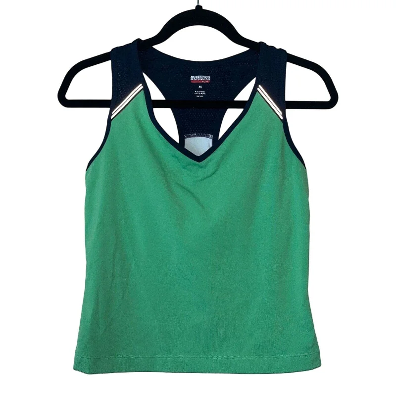 Best Seller Danskin Now Womens Sz M Athletic Racerback Tank Top Green Tennis