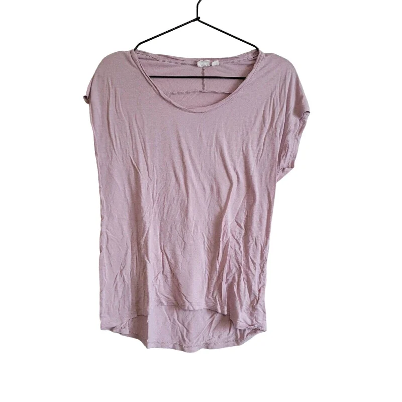 Unbeatable Prices GAP womens Sz XS Short sleeve T Shirt Light Purple Mauve Cotton