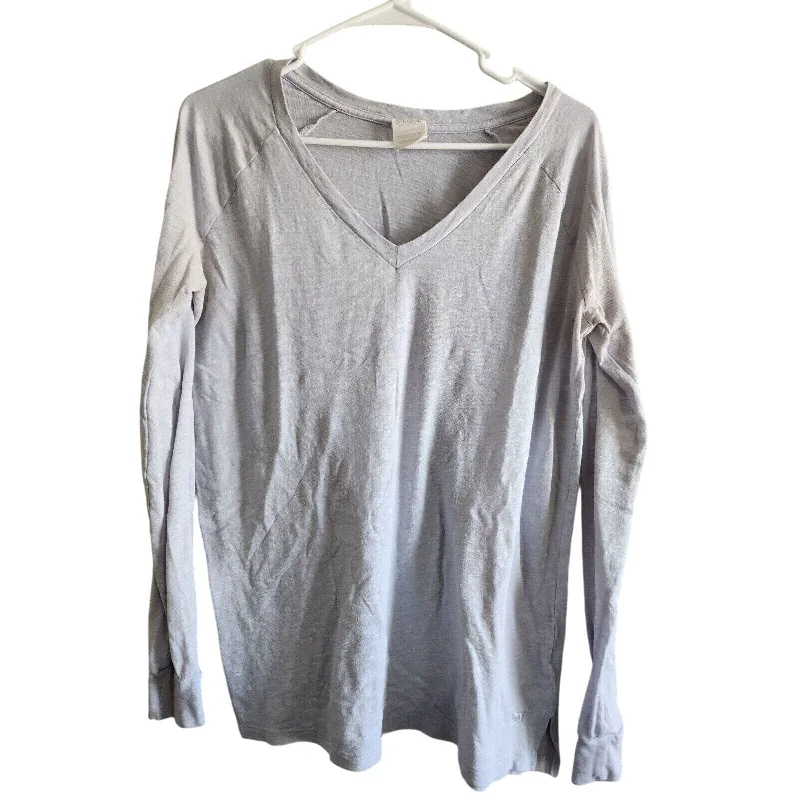 Don't Miss PINK By Victorias Secret Womens Sz S Long Sleeve Light Purple Slouchy T Shirt