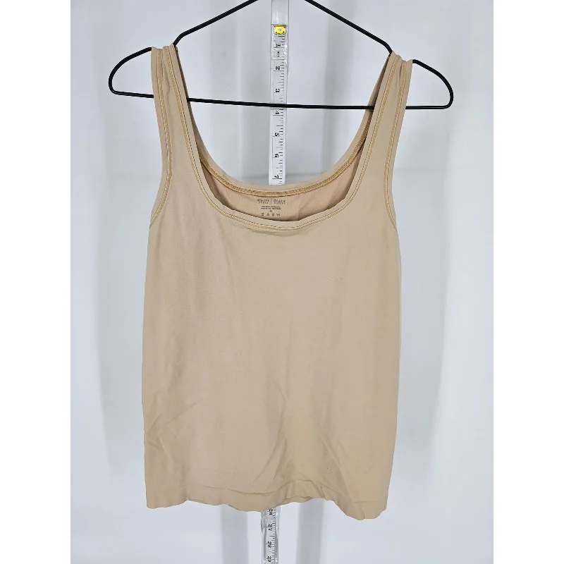 Savings Galore White House Black Market Womens Sz M Tank Top Light Tan Beige Scoop Neck Savings Galore White House Black Market Womens Sz M Tank Top Light Tan Beige Scoop Neck