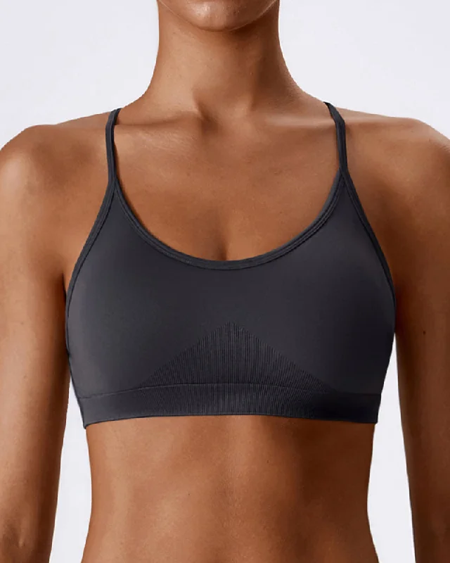 Buy More, Save More Women Sling Backless Solid Color Sports Bra S-XL